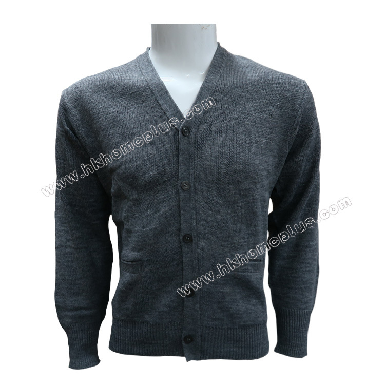 金魚: 學生腈綸開鈕長袖外套 (26-36碼)