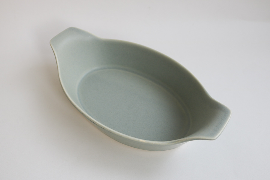 4th-market-radish 橢圓焗烤盤／水色