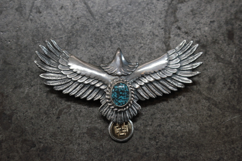 SE-821 鷹配蜘蛛網王松石大鷹