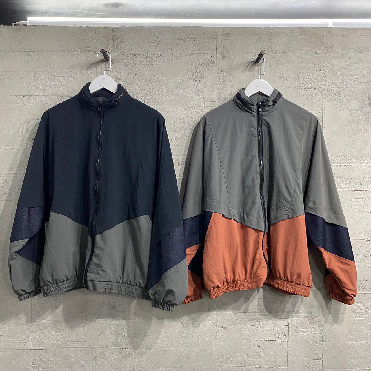 [現貨]韓國 質感 撞色 拼接 運動外套