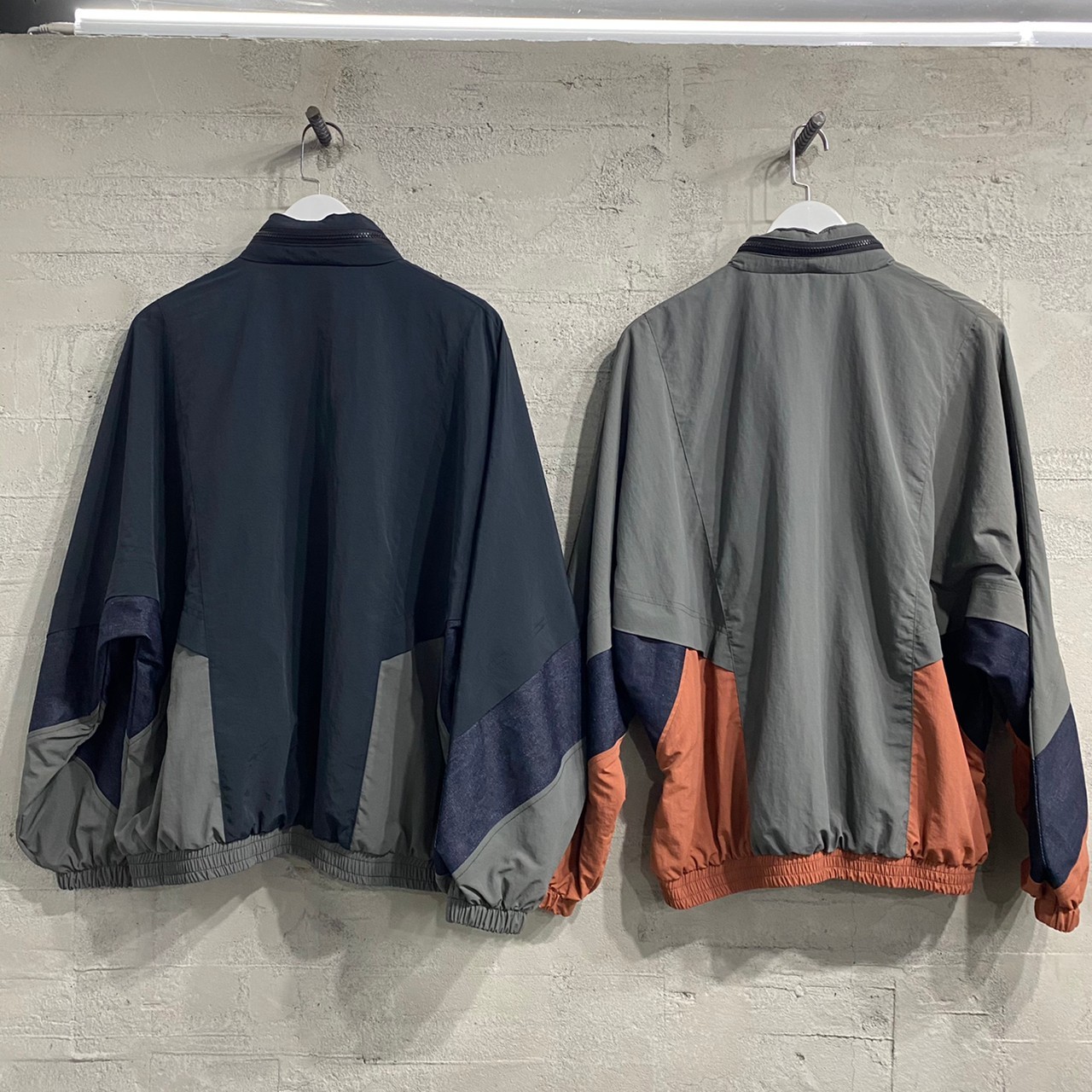 [現貨]韓國 質感 撞色 拼接 運動外套