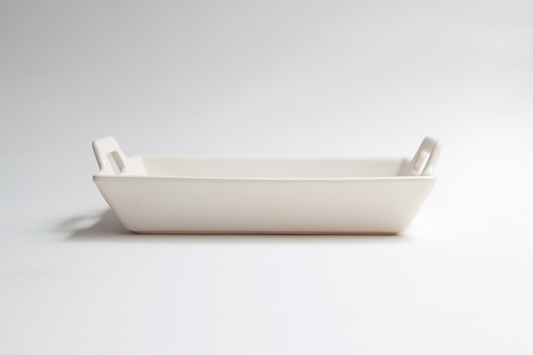 4th-market-roti 方型烤皿／白