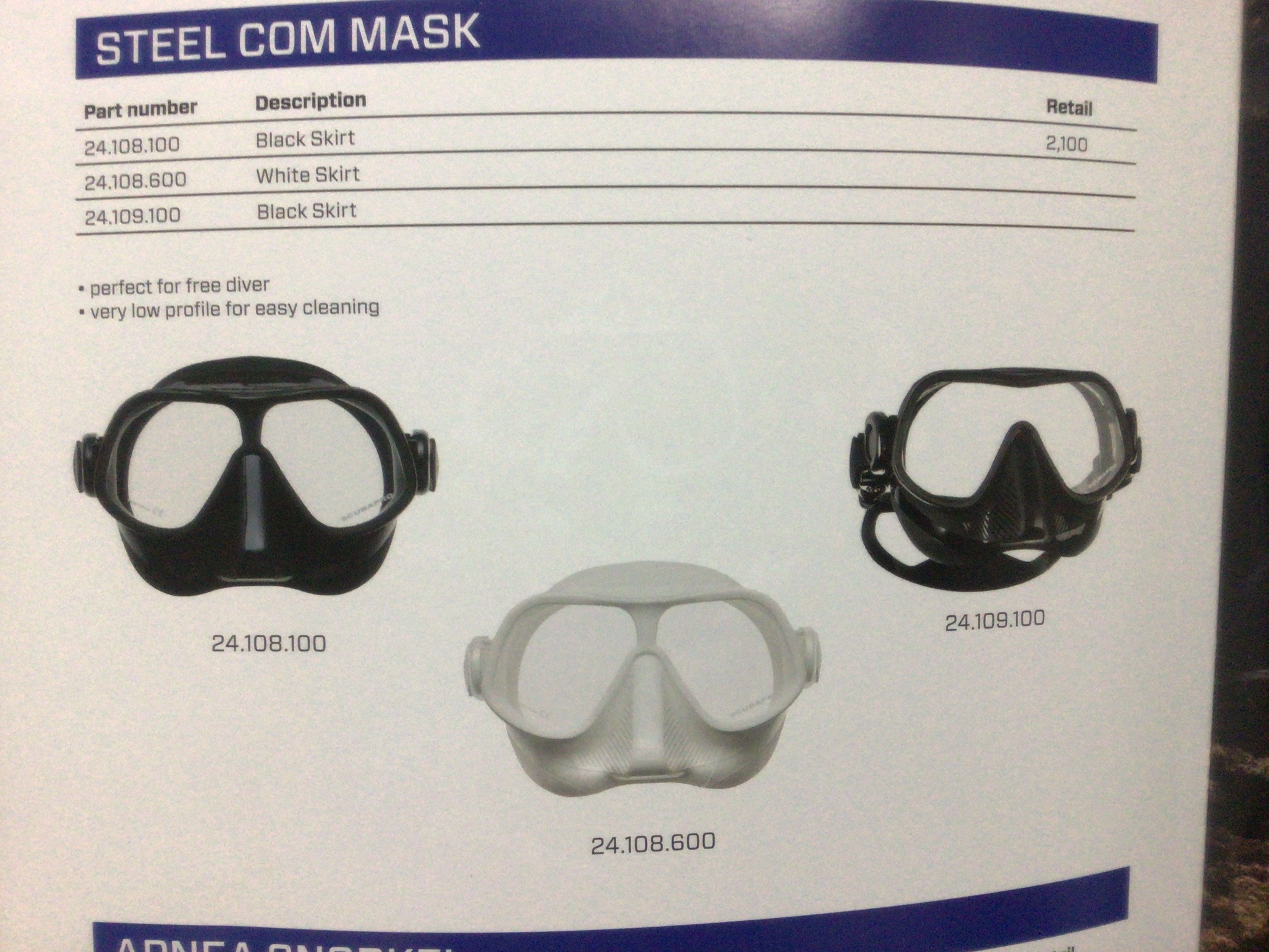 悠潛潛水 STEEL COMP STEEL PRO MASK 低容積面鏡 Scubapro