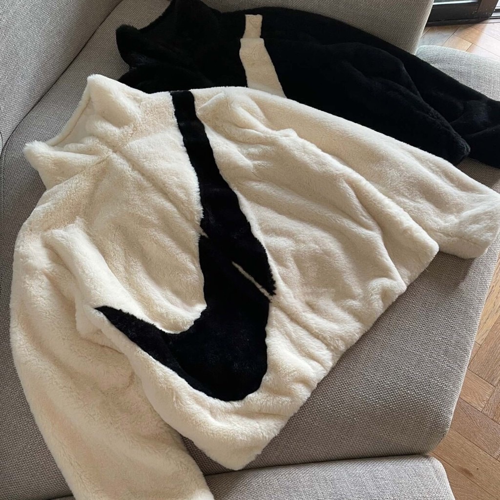 nike genuine fur coats & jackets