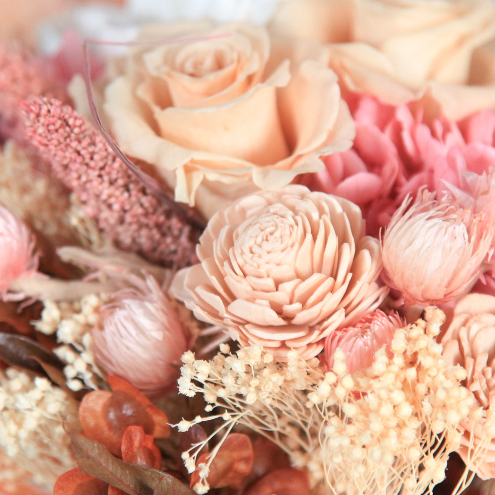 橙沙之味｜新娘捧花