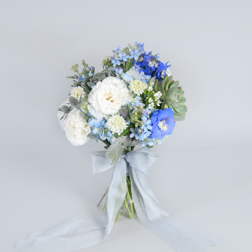 蔚藍漣漪｜新娘捧花