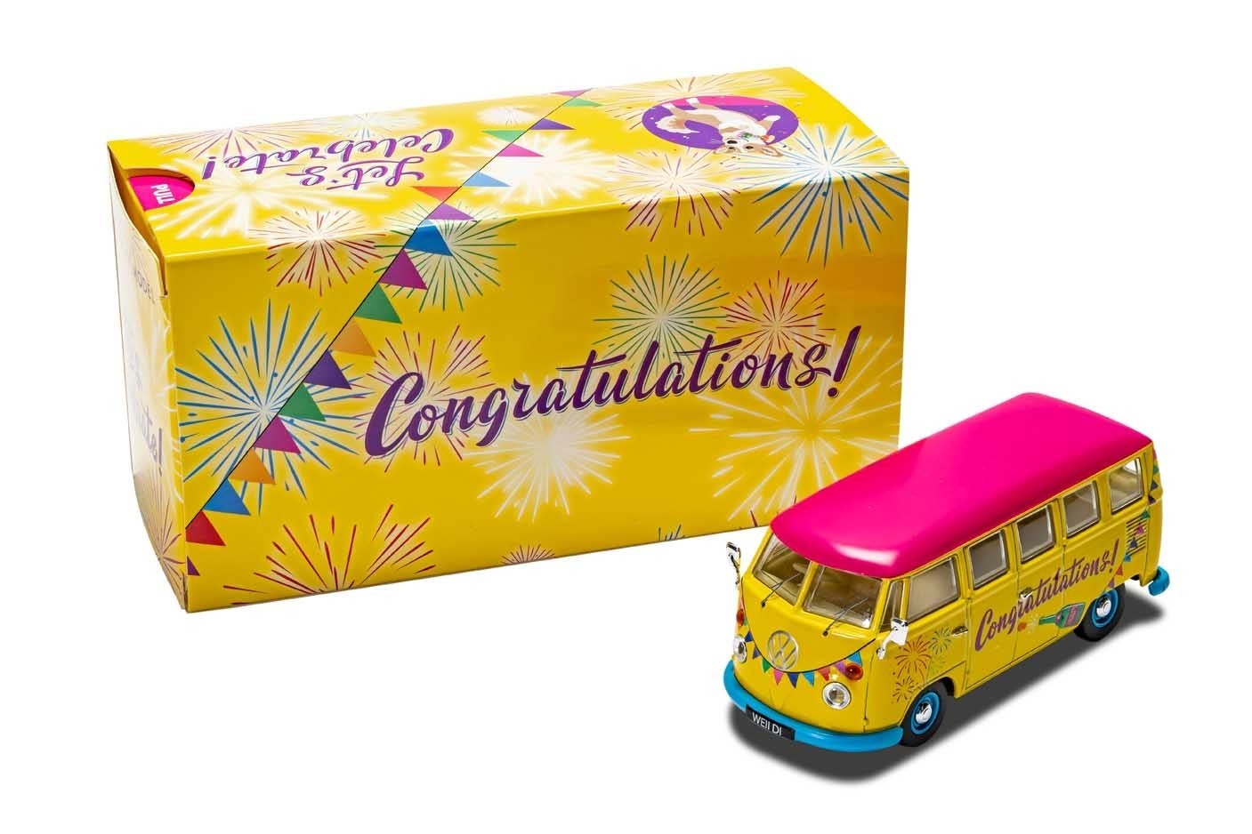 1/43 CORGI Volkswagen Campervan "Congratulations" (02736CC)