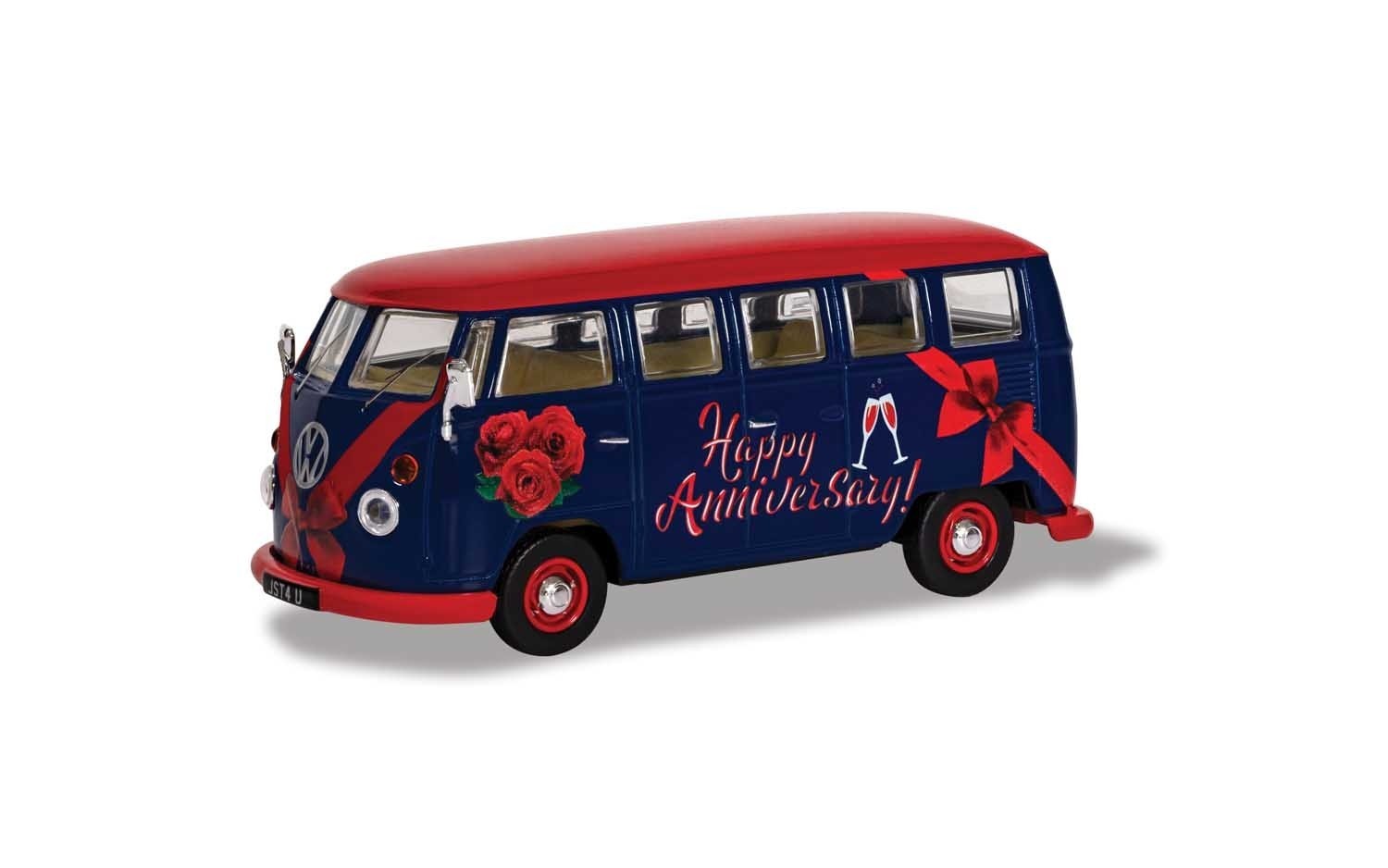 1/43 CORGI Volkswagen Campervan "Happy Anniversary" (CC02735)