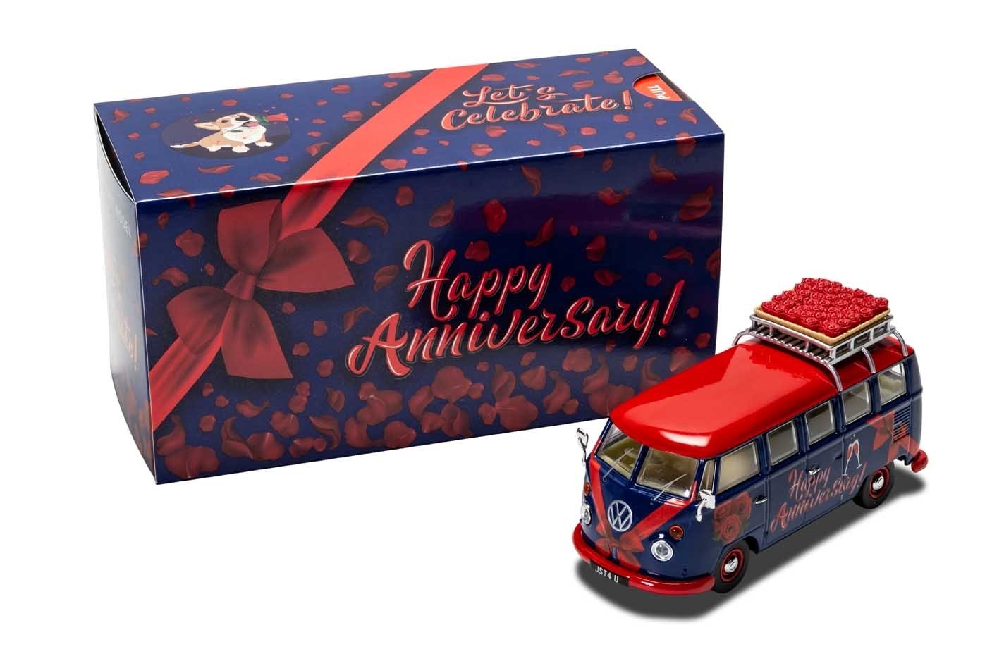 1/43 CORGI Volkswagen Campervan "Happy Anniversary" (CC02735)