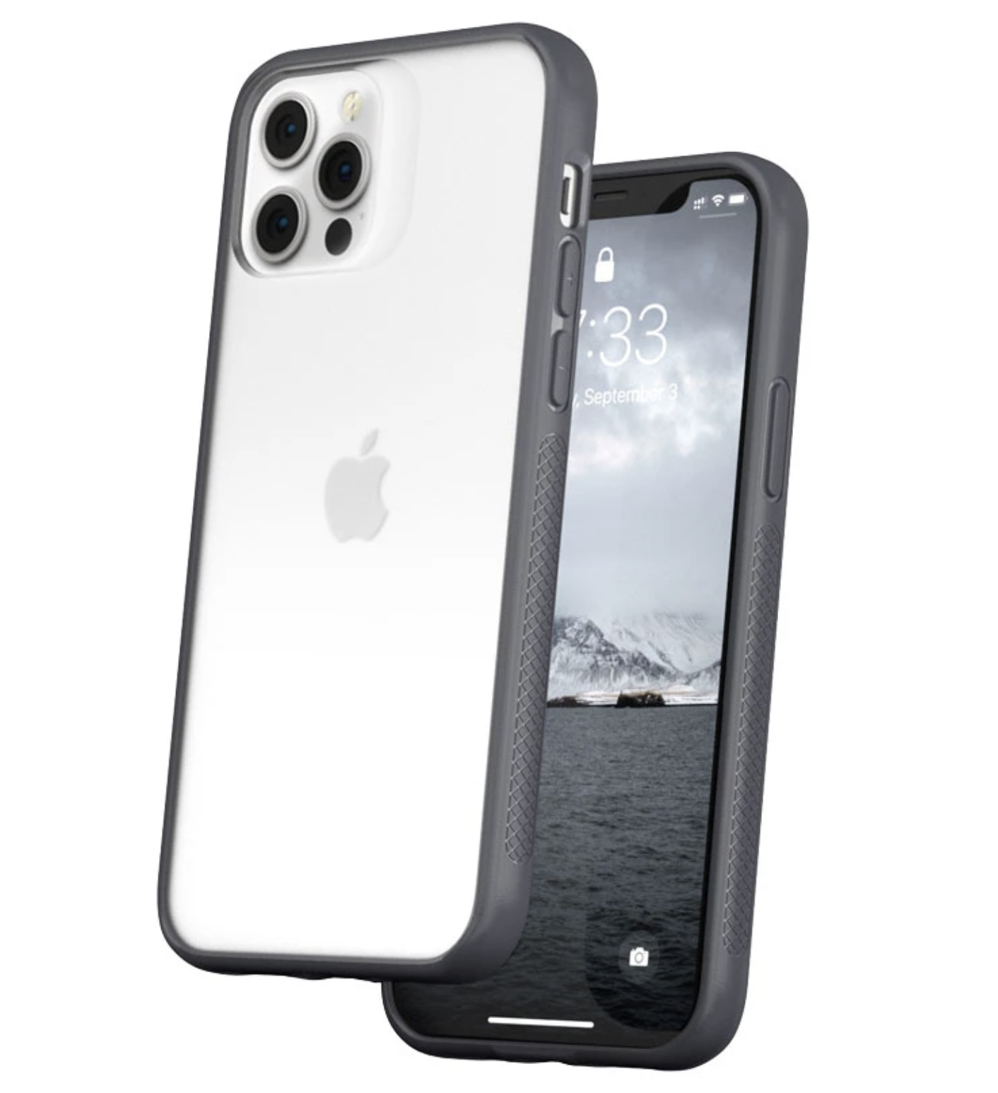 iPhone 12/12 Pro 美國 Caudabe Synthesis 灰色 超防撞手機殼