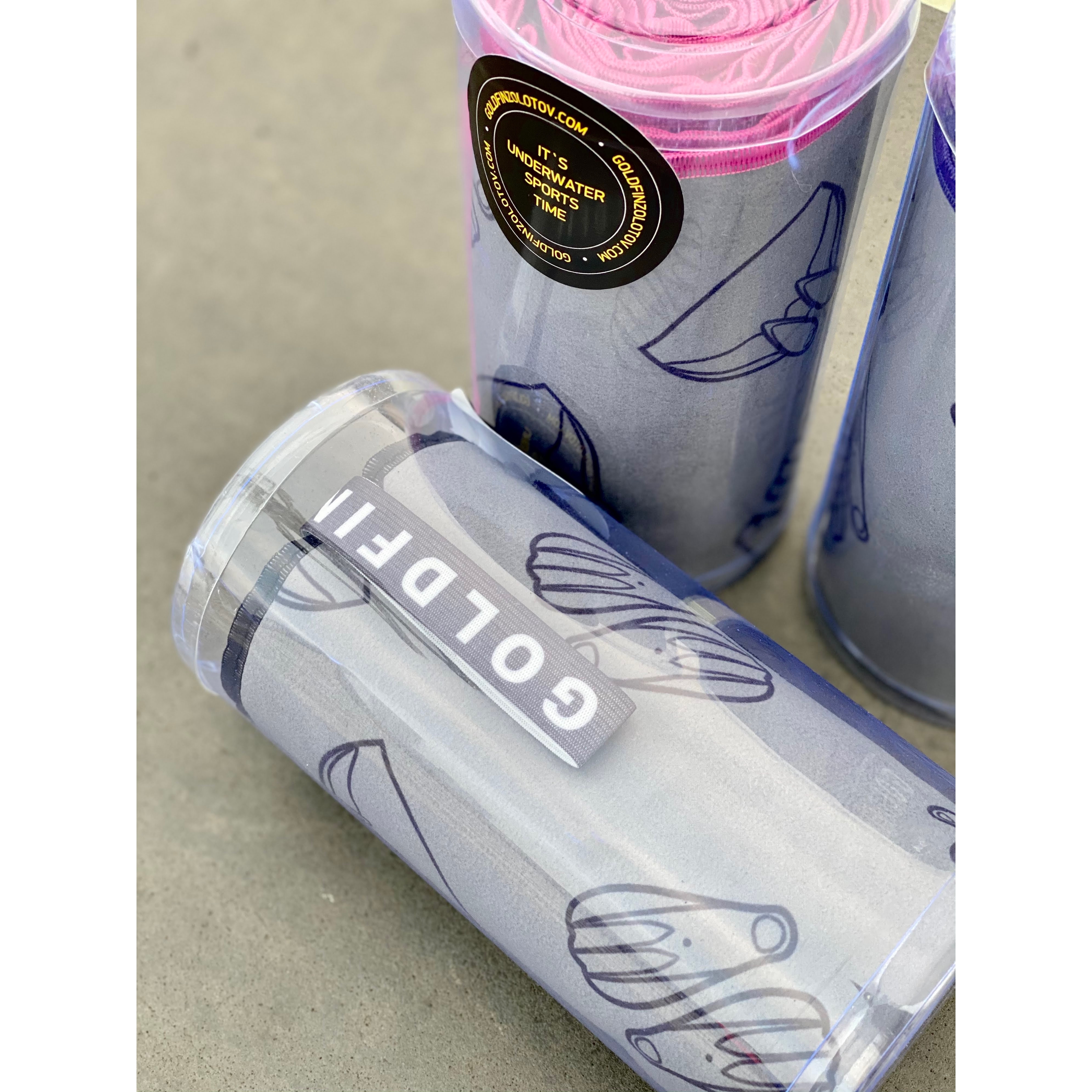 Goldfin Fast Dry Towel 快乾毛巾 (Monofin & Bi-fins 圖案)