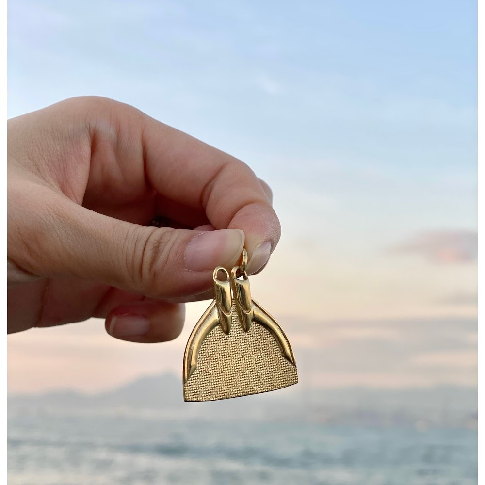 Goldfin Monofin Pendant 吊墜