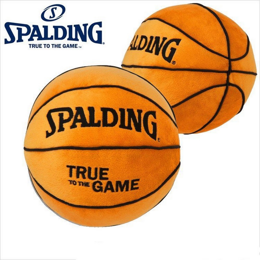 日本 Spalding Ball Cushion 籃球毛公仔