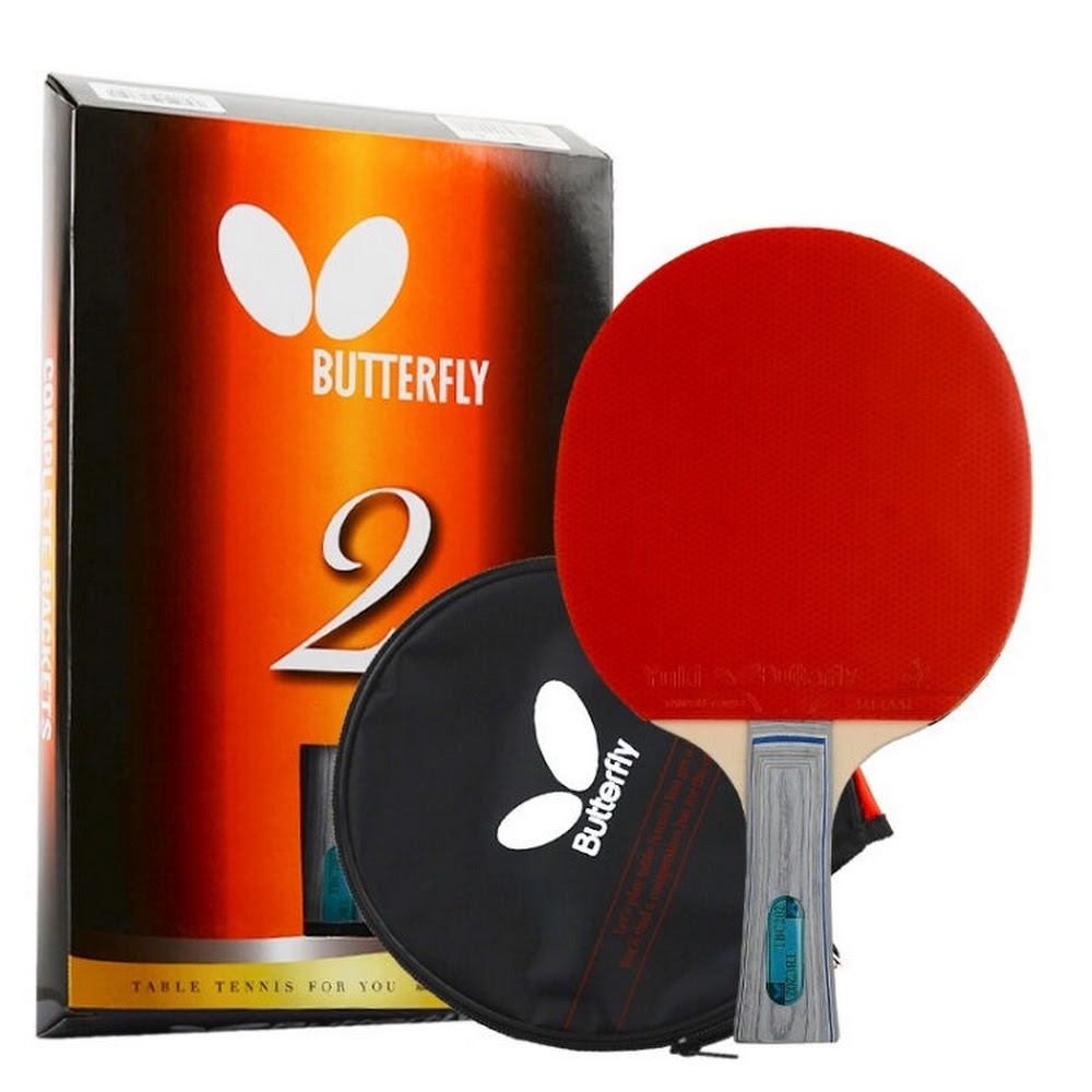 Butterfly 蝴蝶牌2系列乒乓球拍套裝 雙面反膠 TBC-202