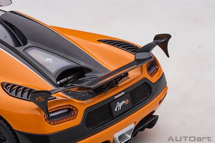 預訂:1/18 Koenigsegg Agera RS (Cone Orange/ Carbon Black/ Black Accents) (79023)