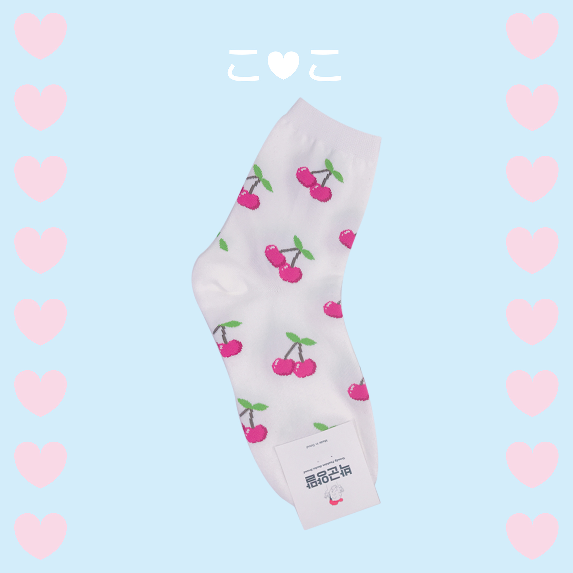 正韓水果滿版造型襪子