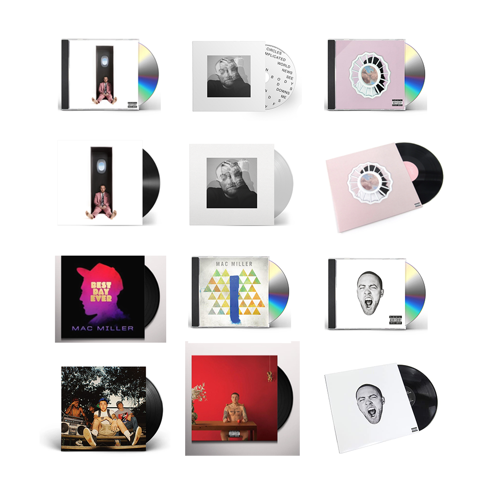 Mac Miller 傳奇饒舌歌手 2010-2020 歷年CD專輯 / 黑膠唱片