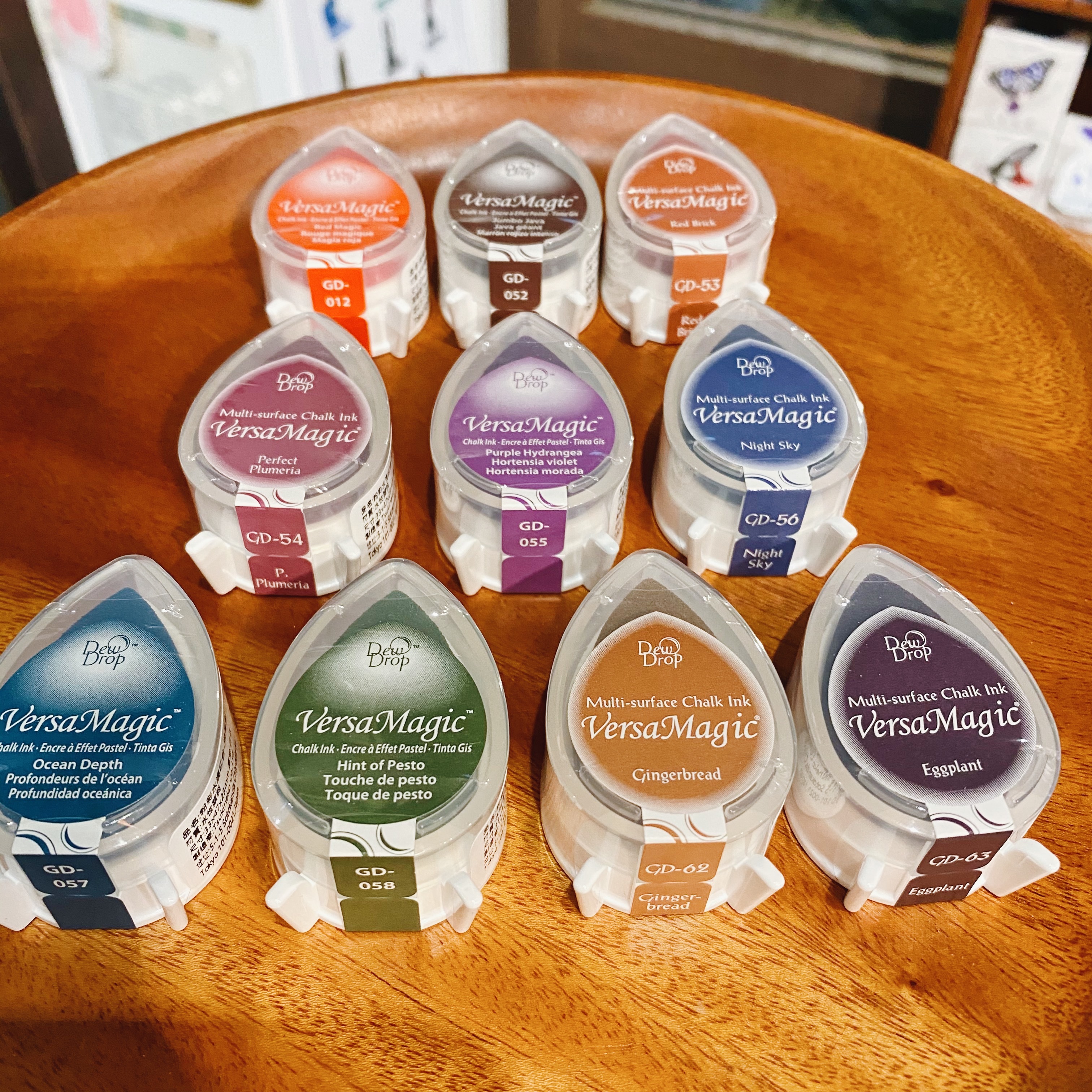 TSUKINEKO日本月貓 粉彩水滴印台 新10色！