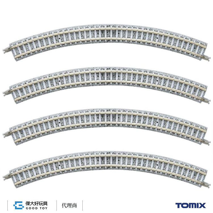 TOMIX 1195 彎軌 C243-45-PC(F) (4入) 水泥枕