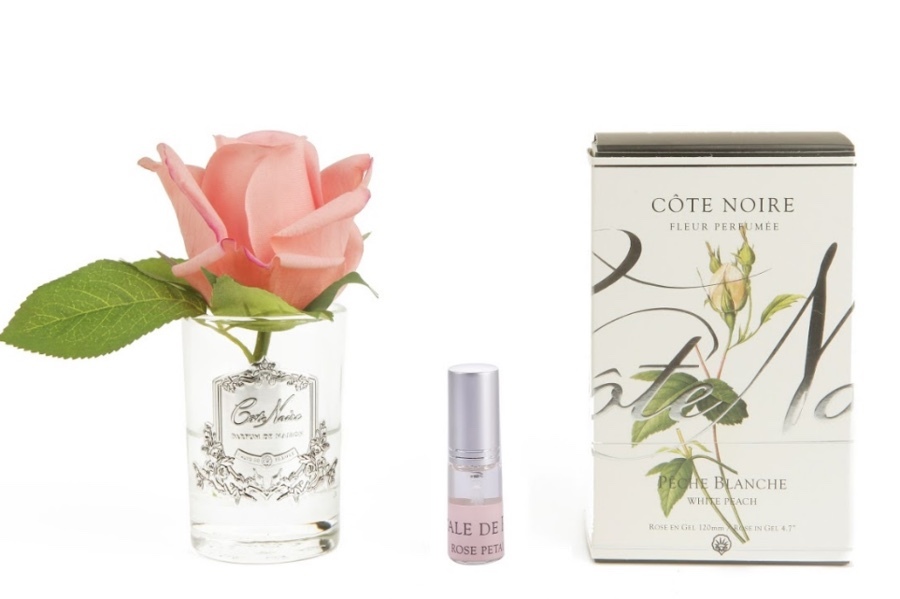 【Côte Noire】白桃玫瑰擴香花 (小朵)