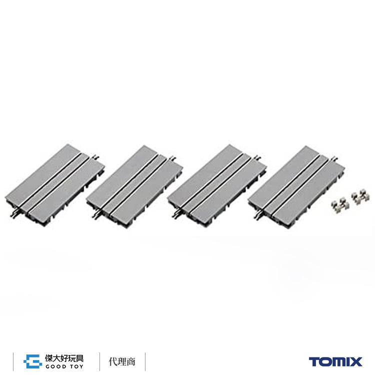 TOMIX 1792 寬路基路面軌道 直軌 S70-WT(F) (4入)