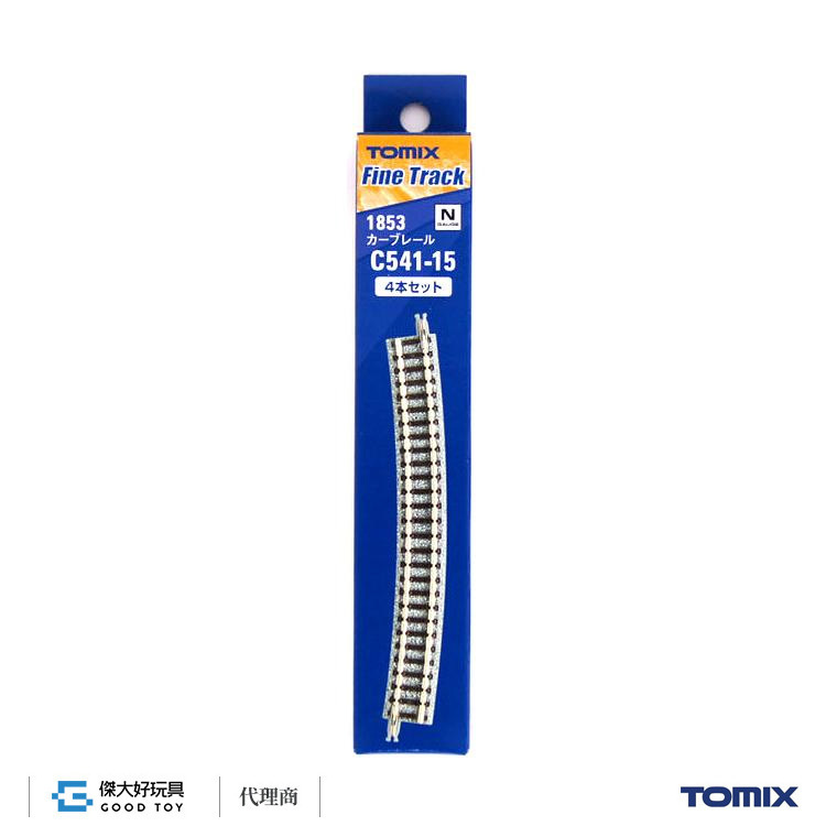 TOMIX 1853 彎軌 C541-15(F) (4入) 木枕