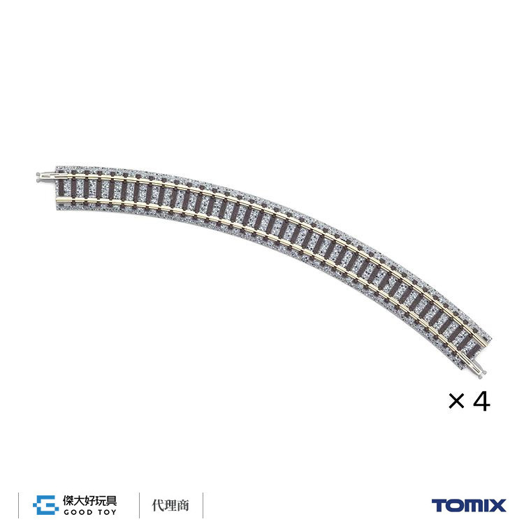TOMIX 1855 彎軌 C243-45(F) (4入) 木枕