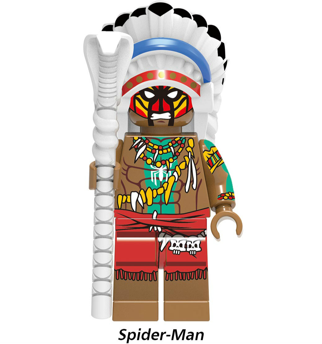 Kwaku Anansi Spider-Man  Custom Marvel Super Heroes Minifigs Fit Lego X1465