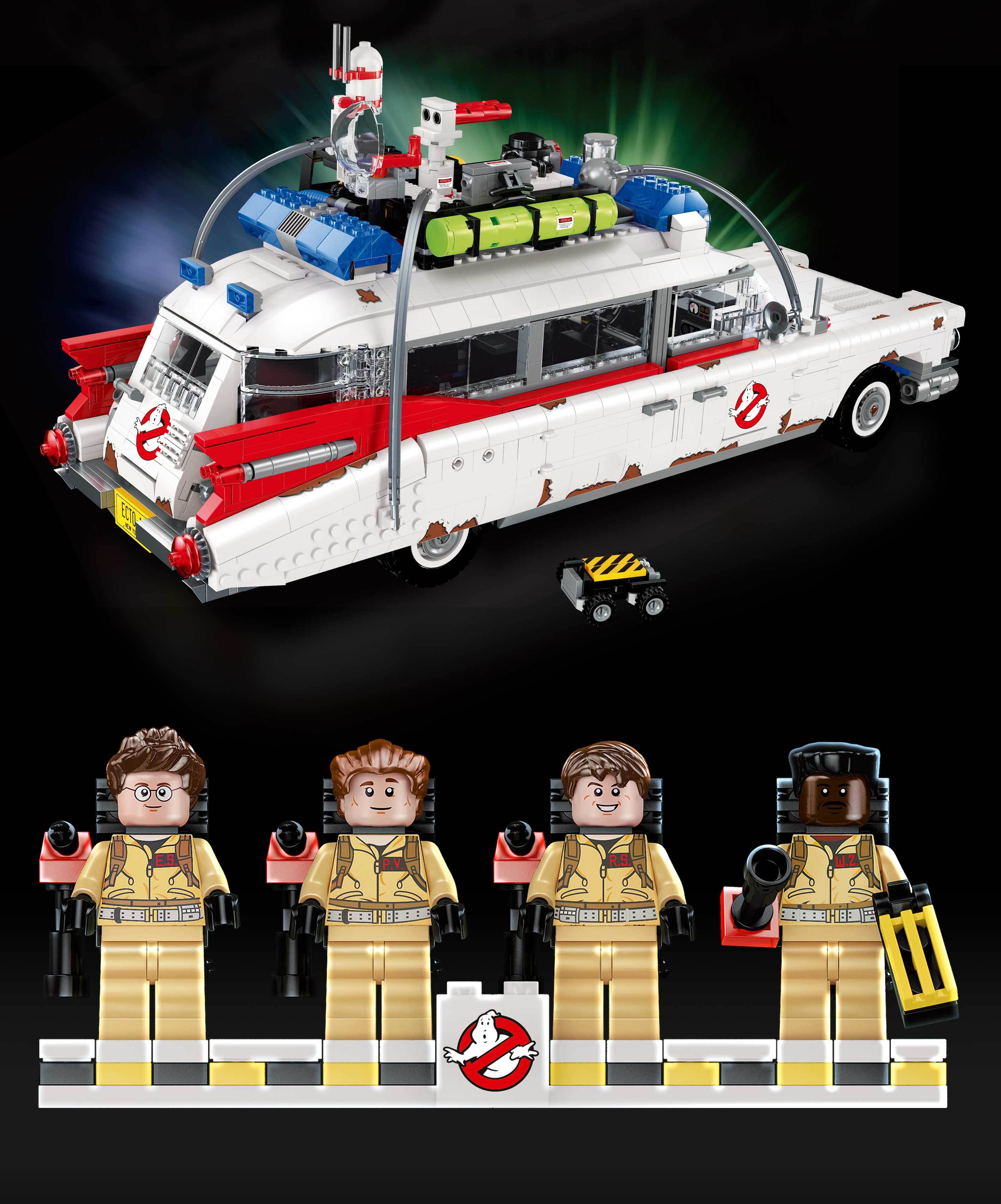 GHOSTBUSTERS CAR Custom Minifigs Fit Lego Blocks NO BOX NA81018
