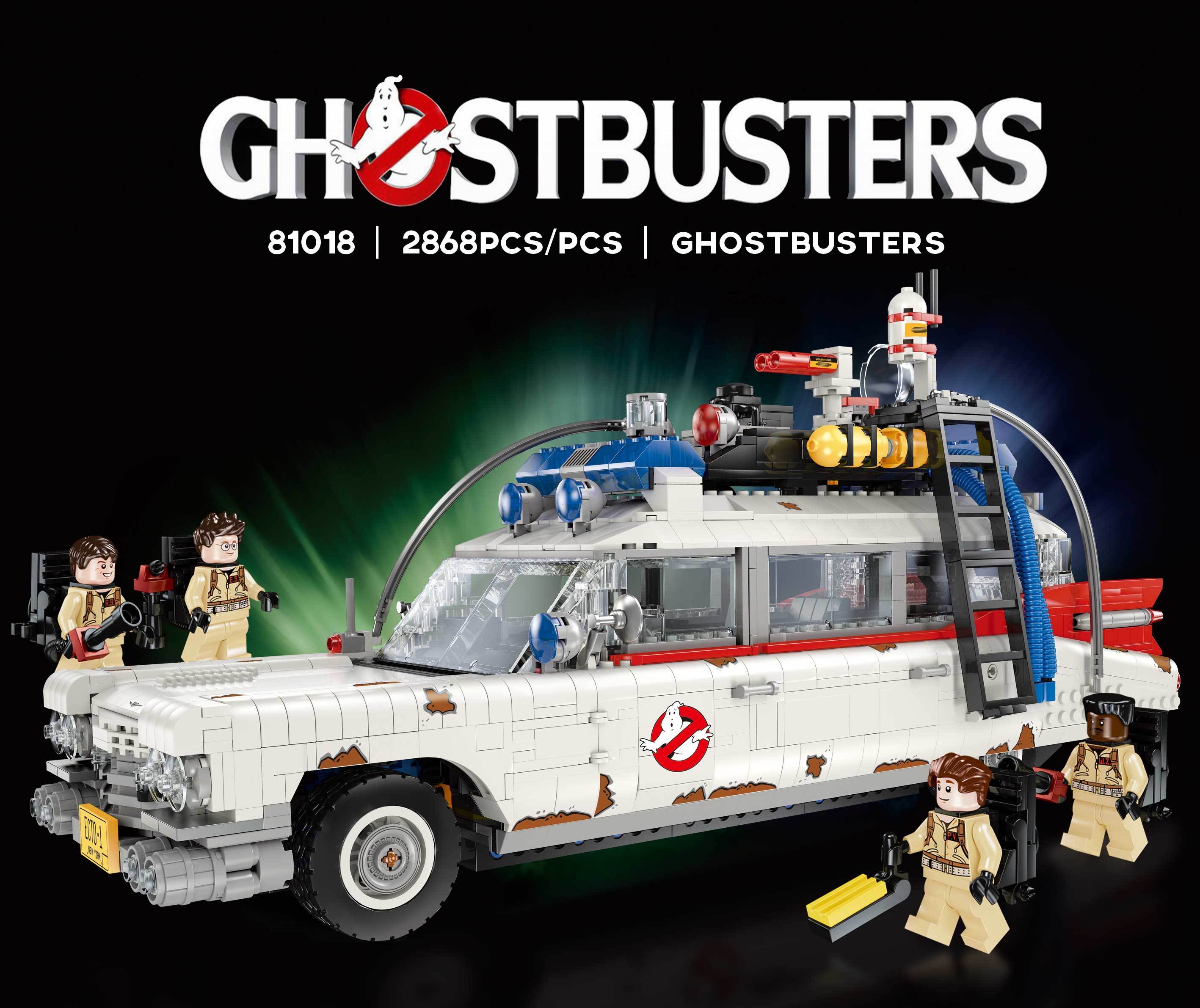 GHOSTBUSTERS CAR Custom Minifigs Fit Lego Blocks NO BOX NA81018