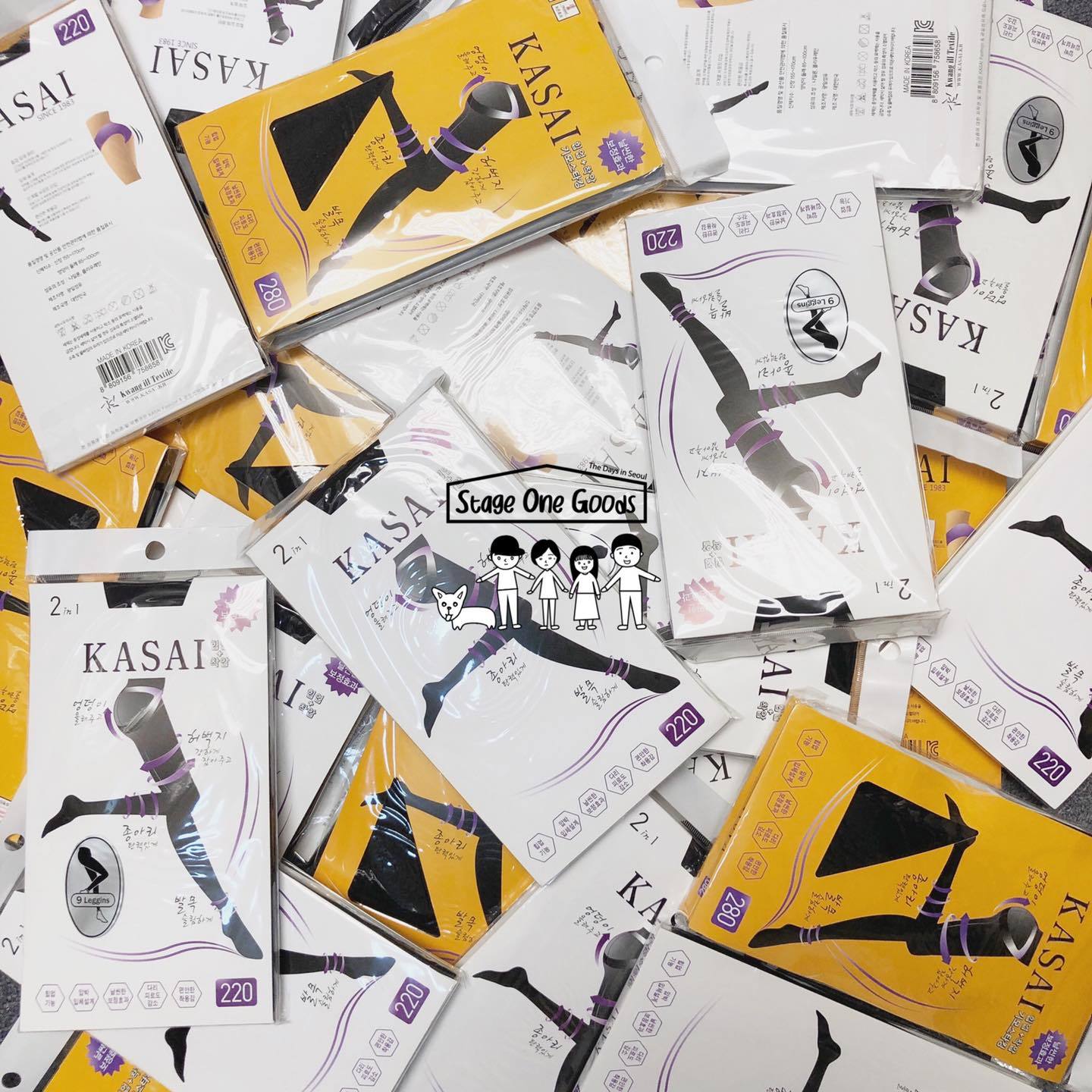 韓國製🇰🇷Kasai 提臀瘦腿襪