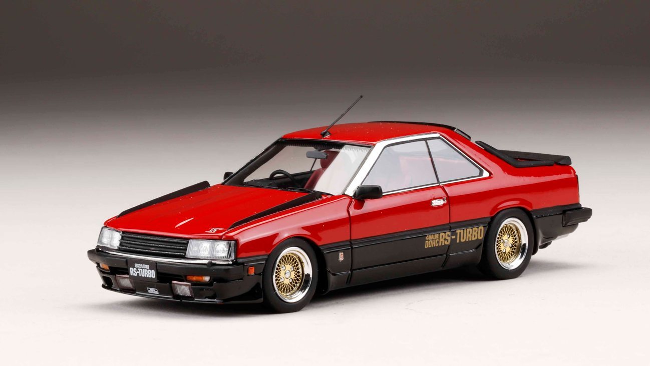 1/43 Nissan Skyline Hard Top RS-TURBO (KDR 30) Custom Version Red / Black (PM4380CRK)