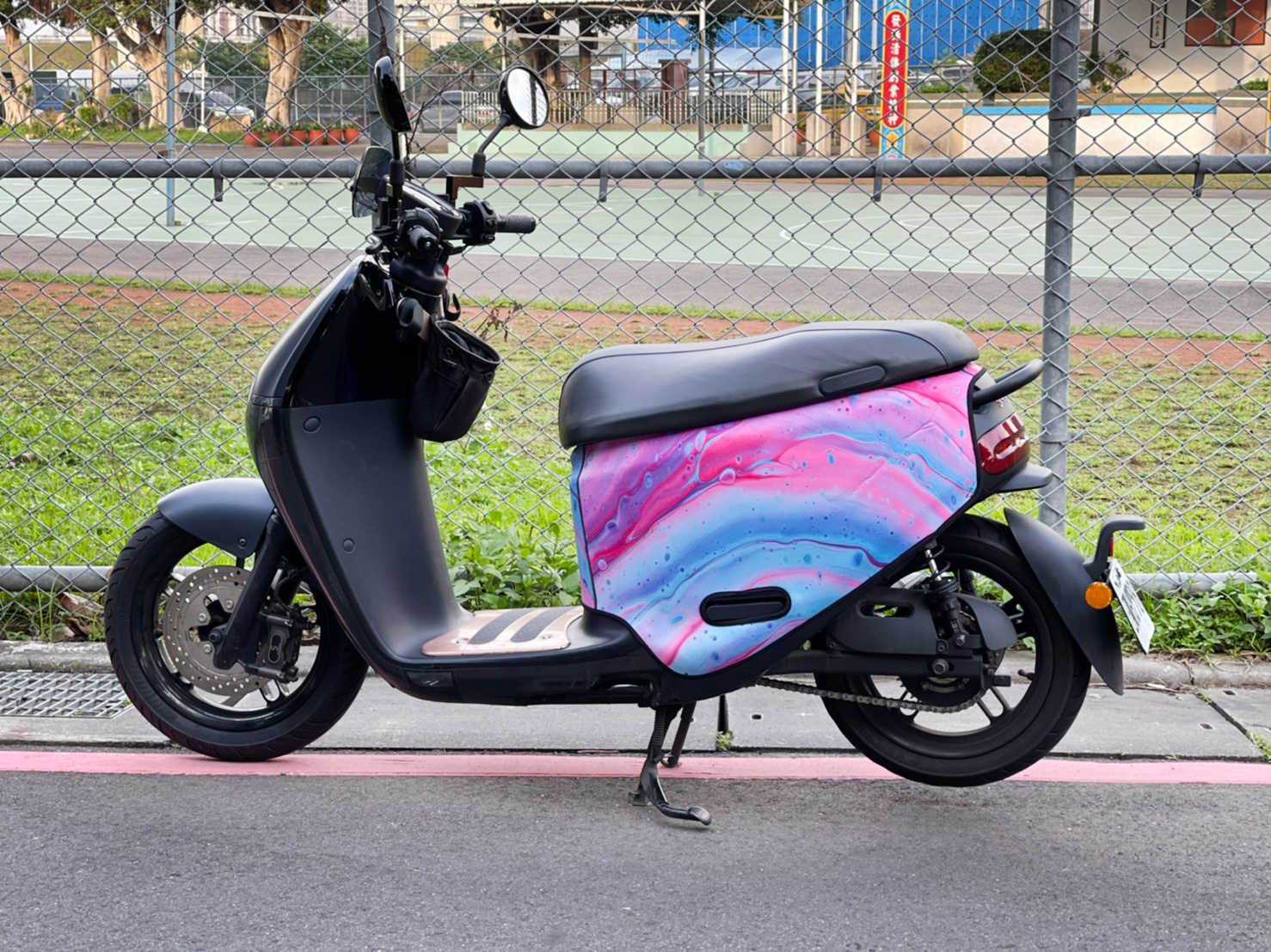 GOCARE 漸層液體畫GOGORO2保護車套