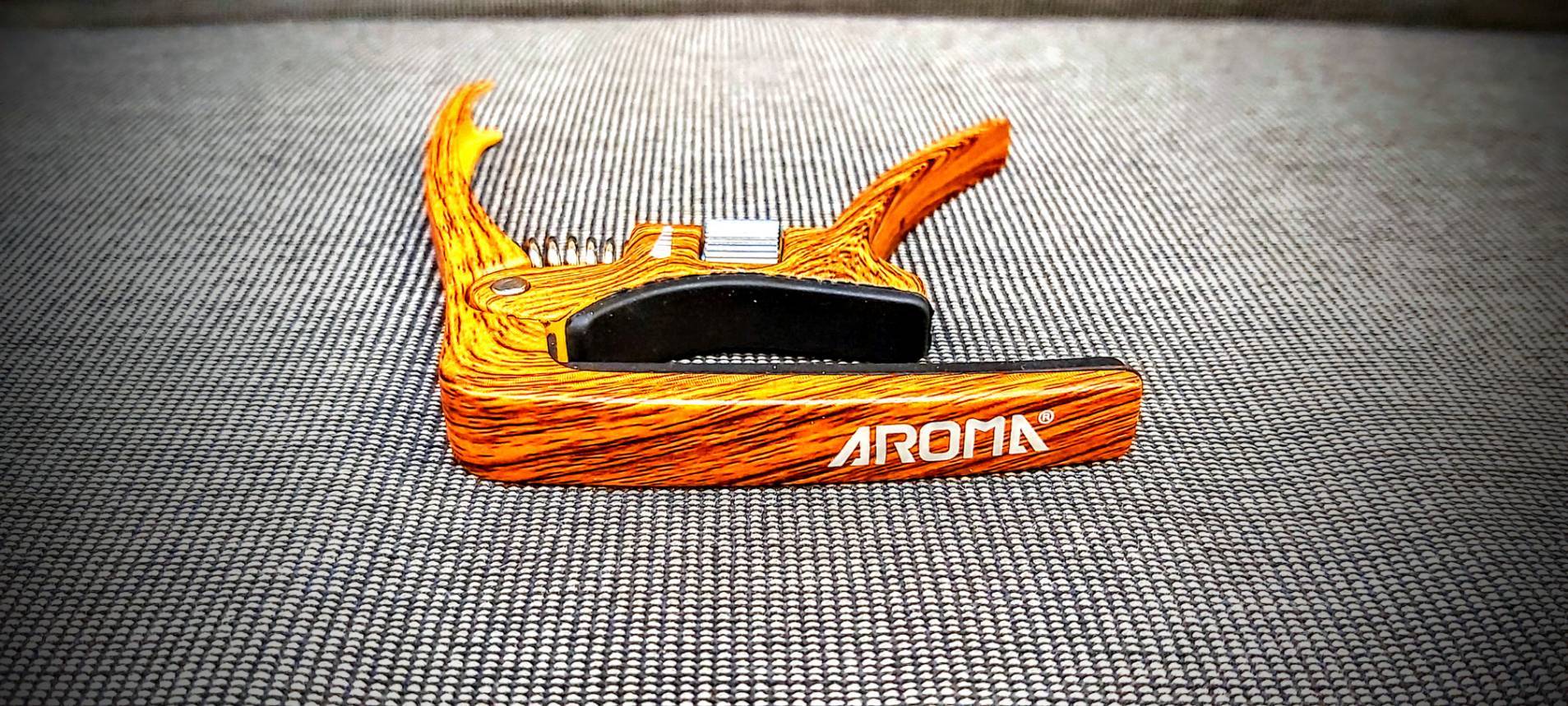 AROMA AROMA 鋅合金移調夾 AC30 木紋色 第 3 張圖片｜三峽效果器