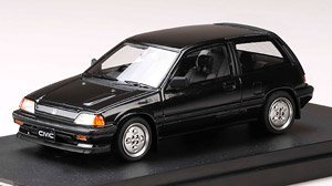 1/43 MARK43 Honda Civic Si (AT) 1984 (Wonder Civic) Black Metallic (custom version) (PM4399BK)