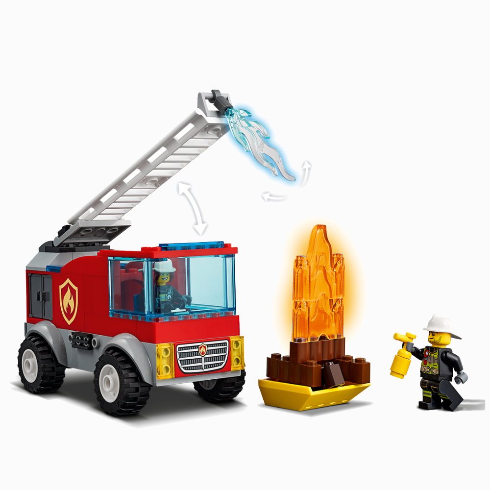 貝登堡 Lego 城鎮系列雲梯消防車