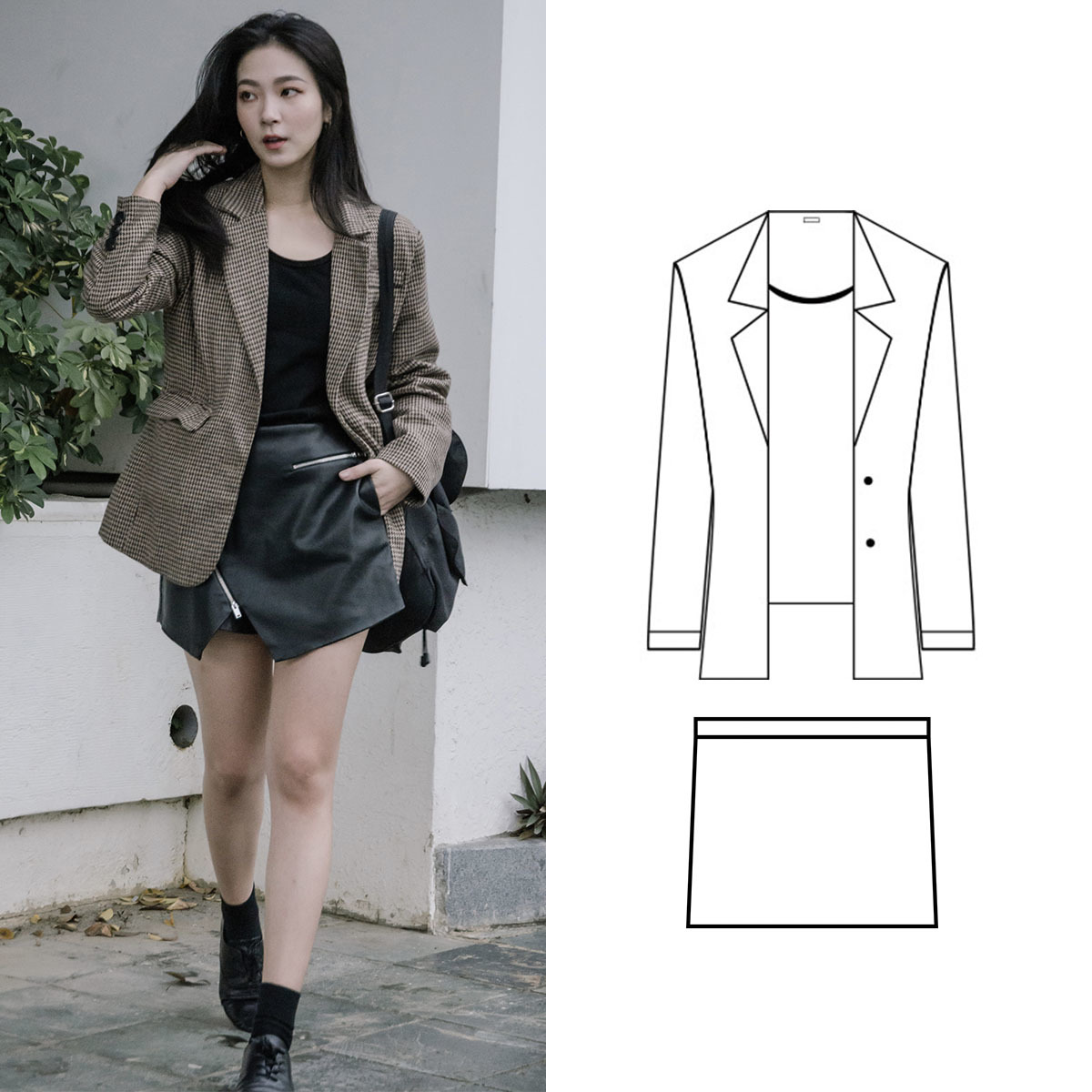 正式場合白t穿搭（女）