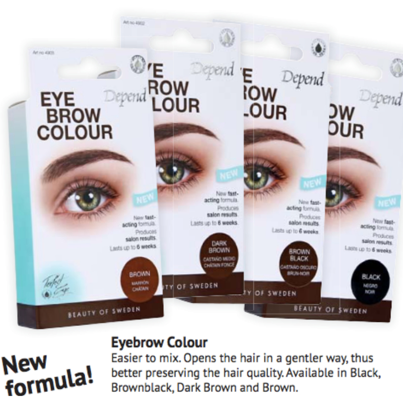 PERFECT EYE 專業超快眉毛染色霜 深棕色 #4902