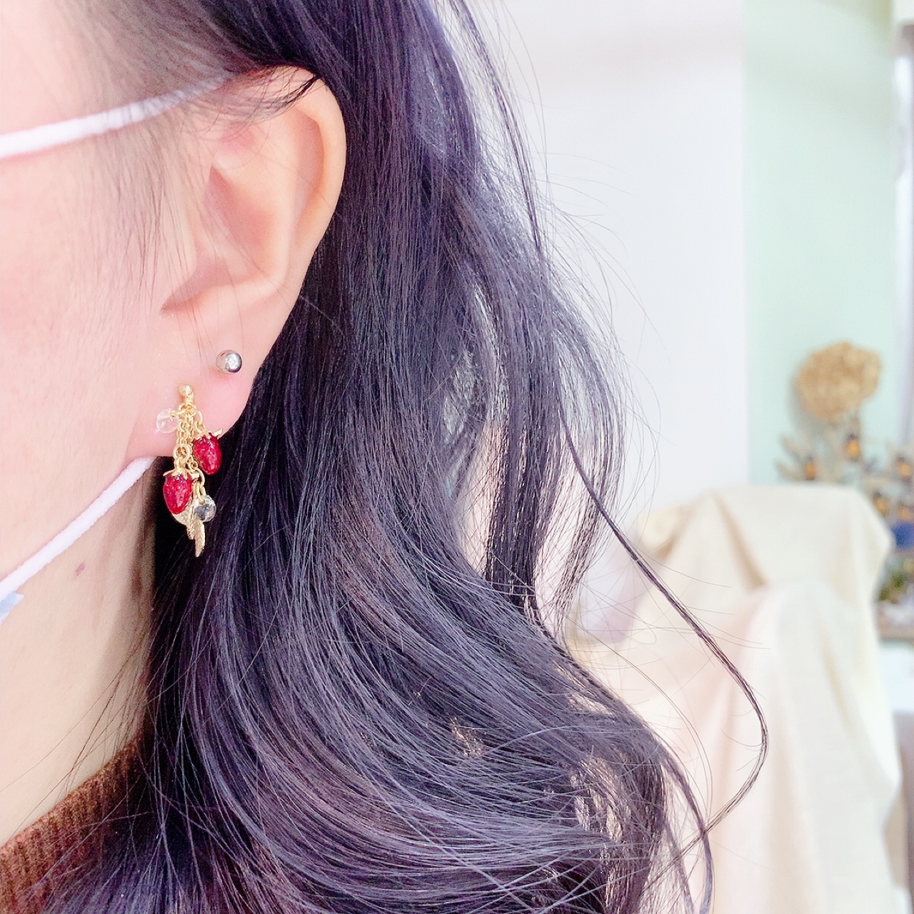 草莓樹耳環 (網站限定優惠)