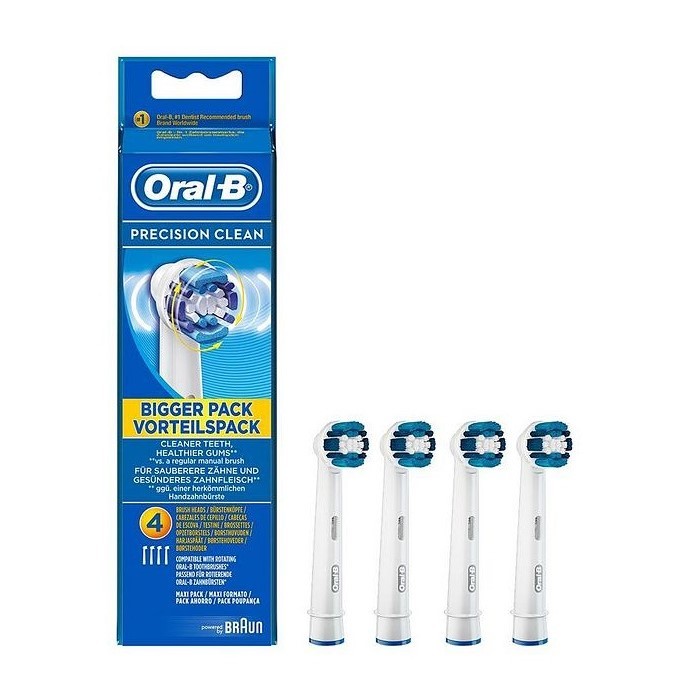 Oral-B Precision Clean 柔軟替換刷頭(4個裝)