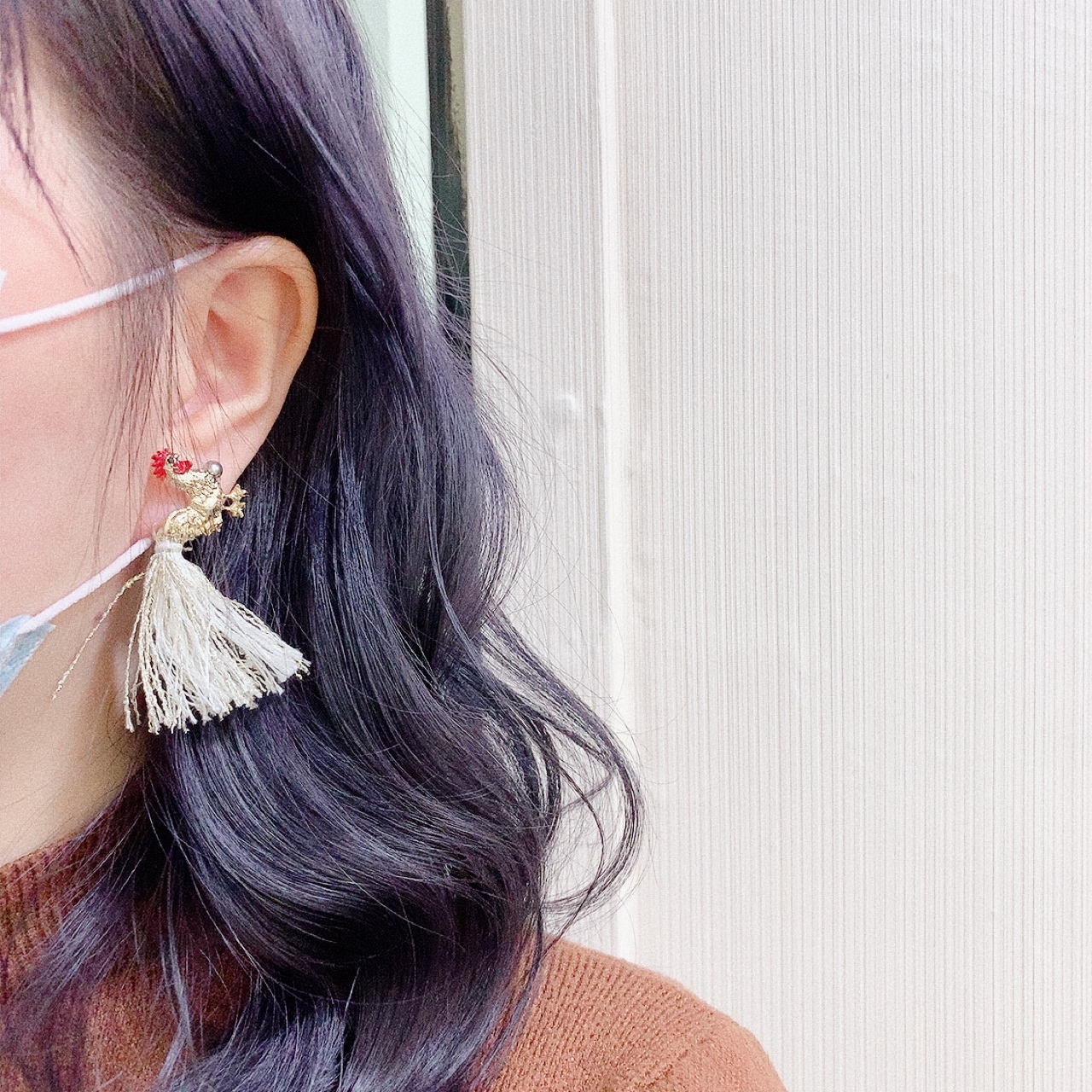 [日本制]Luccica 新春公雞耳環(防敏感)