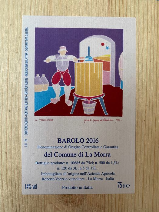 Roberto Voerzio Barolo del Comune di La Morra 2020