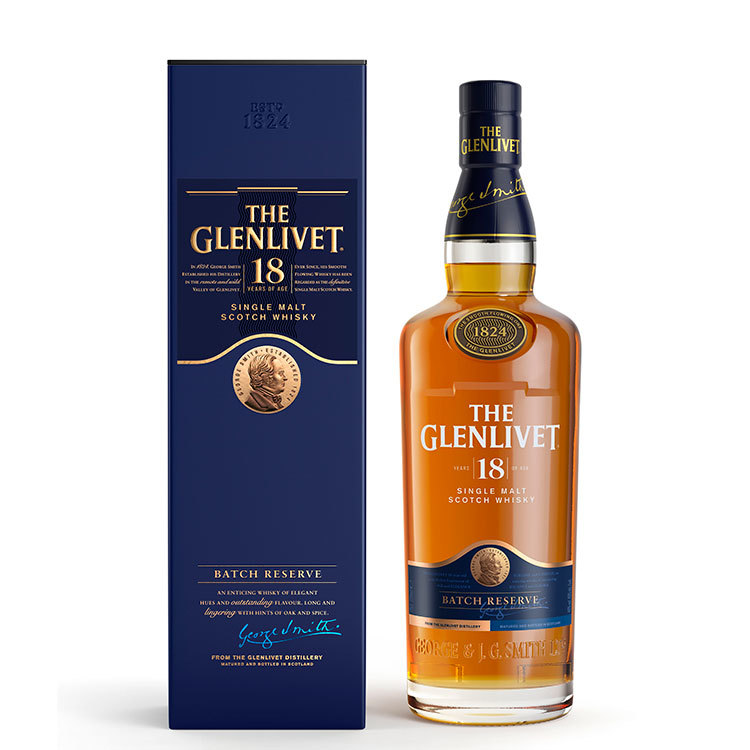 The Glenlivet 格蘭利威18年單一麥芽威士忌 700ml