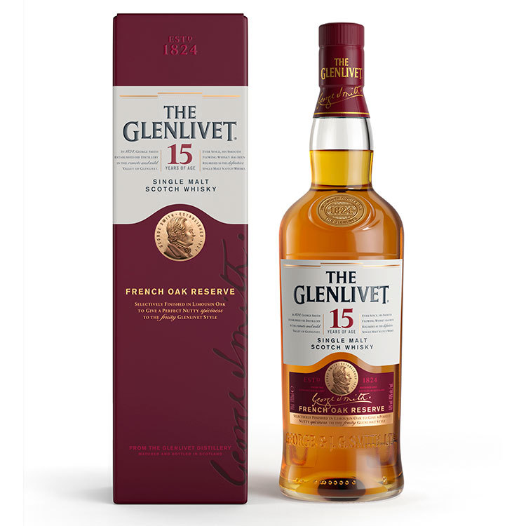 The Glenlivet 15 Year Old Single Malt Scotch Whisky 700ml