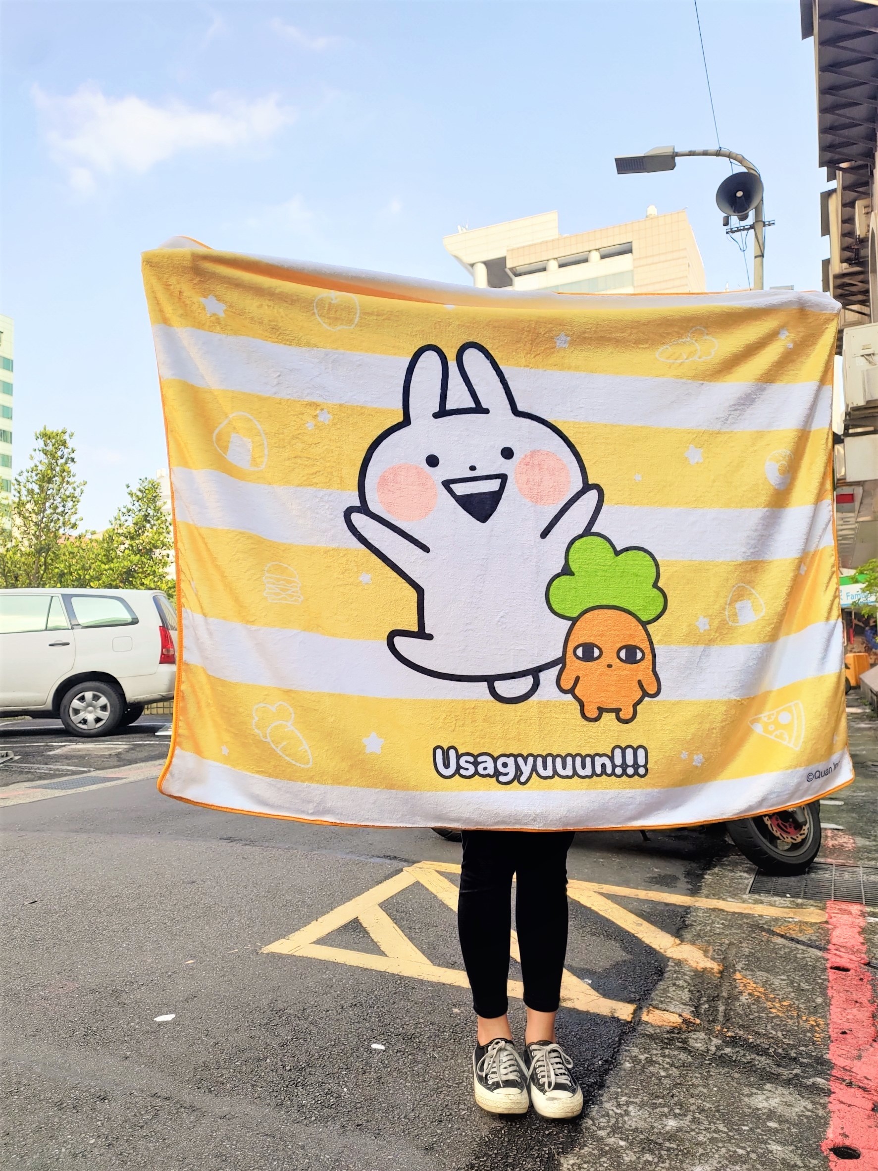 Usagyuuun-毛絨毯-跳起來款