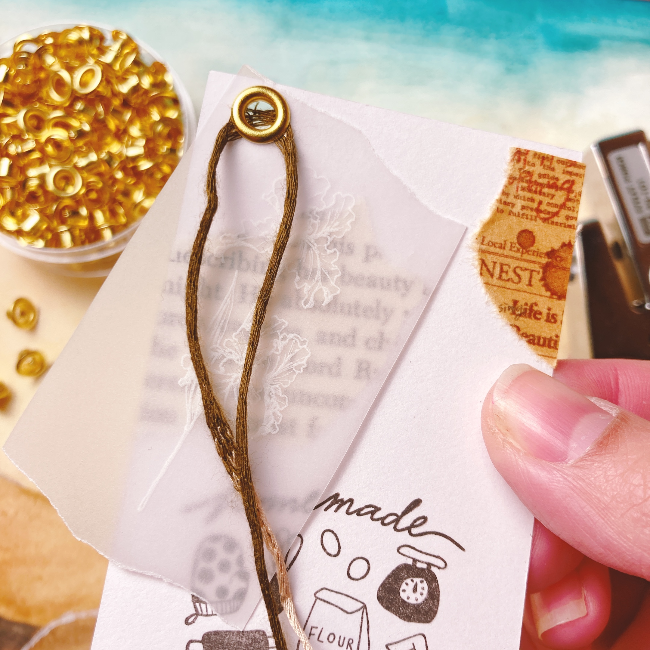 日本OPEN｜打孔器 手握式 雞眼釦