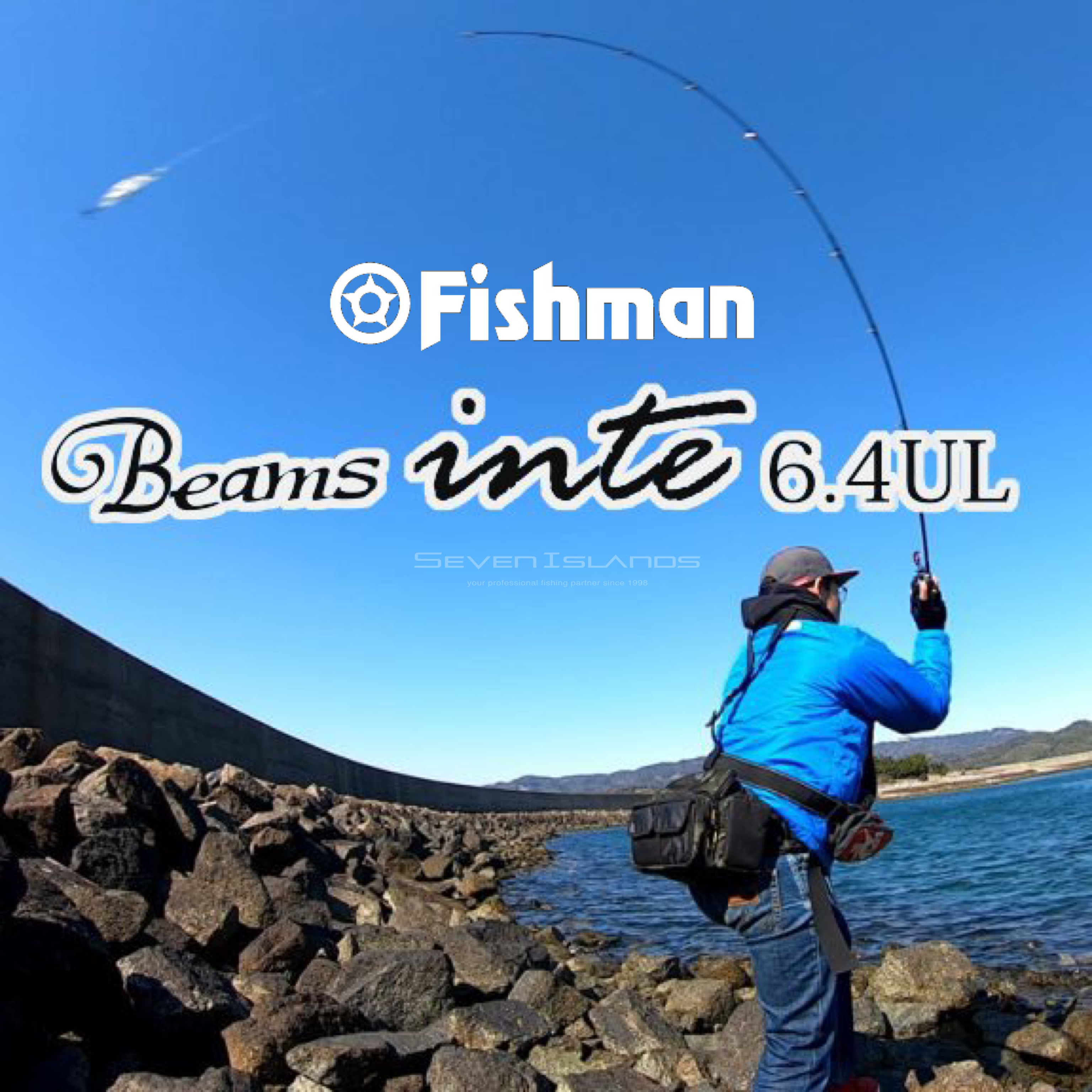 FISHMAN BEAMS INTE 6.4UL SMALL FISH BAIT CASTING ROD