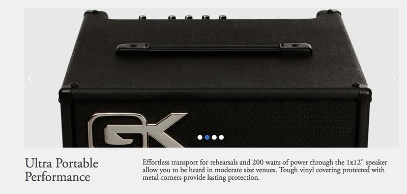 GK MB112 II combo Gallien Krueger 電貝斯音箱
