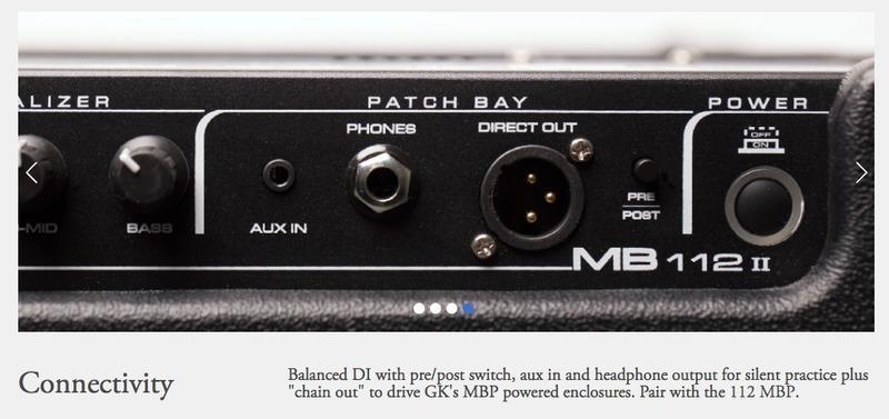 GK GK MB112 II combo Gallien Krueger 電貝斯音箱 第 3 張圖片｜三峽吉他 / Bass