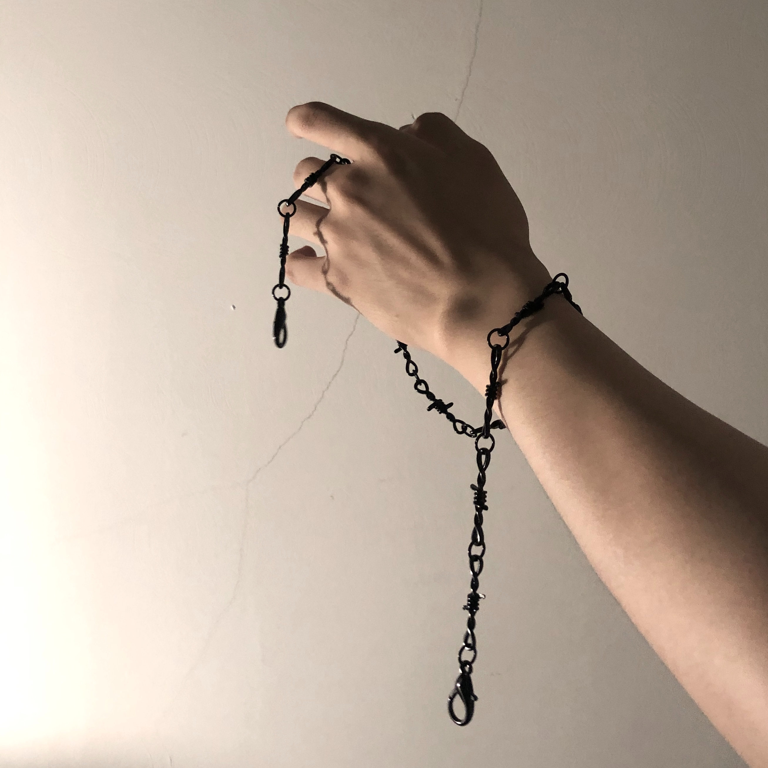 HK07 暗黑荊棘鈦鋼項鍊